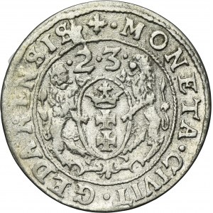 Sigismund III Vasa, 1/4 Thaler Danzig 1623 - PR•