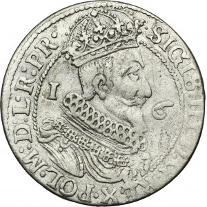 Sigismund III Vasa, 1/4 Thaler Danzig 1624/3 - PR•