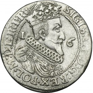 Sigismund III Vasa, 1/4 Thaler Danzig 1624/3 - PR•