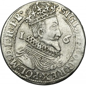 Sigismund III Vasa, 1/4 Thaler Danzig 1624/3 - PR•