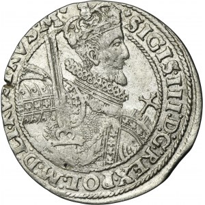 Sigismund III Vasa, 1/4 Thaler Bromberg 1621 - PRVS M