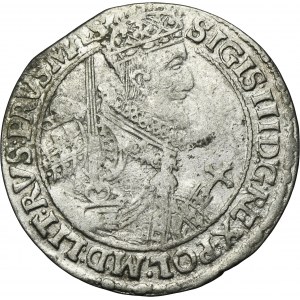 Sigismund III Vasa, 1/4 Thaler Bromberg 1621 - PRVS MAS
