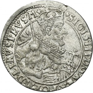 Sigismund III Vasa, 1/4 Thaler Bromberg 1624 - PRVS M