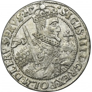Sigismund III Vasa, 1/4 Thaler Bromberg 1623 - PRVS M