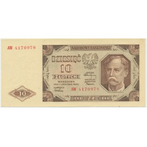 10 złotych 1948 - AW -