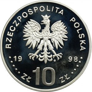 10 złotych 1998 Gen. Bryg. August Emil Fieldorf Nil 1895-1953