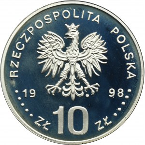 10 złotych 1998 Zygmunt III Waza - półpostać