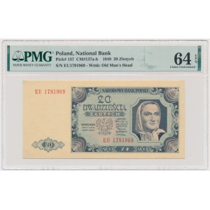 20 złotych 1948 - EU - PMG 64 EPQ