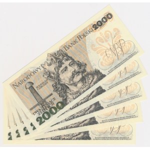 Set, 2.000 or 1979-82 (5 pcs.)