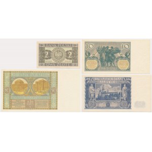 Ensemble, 2-50 or 1929-36 (4 pièces)