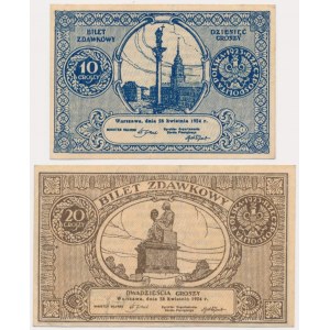 Zestaw, 10-20 groszy 1924 (2 szt.)