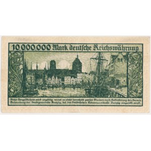 Danzig, 10 milion Mark 1923 - without prefix -