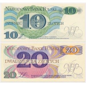 Zestaw, 10-20 złotych 1982 (2 szt.) - serie A i AA