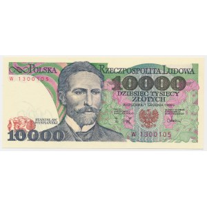 10.000 złotych 1988 - W - pierwsza seria rocznika