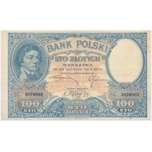 100 złotych 1919 - S.C. -