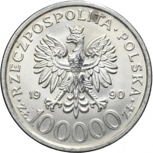 100 000 PLN 1990 Solidarité - TYPE B