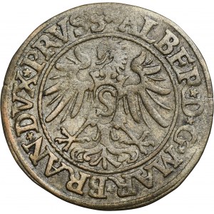 Ducal Prussia, Albrecht Hohenzollern, Groschen Königsberg 1535 - PRVSS