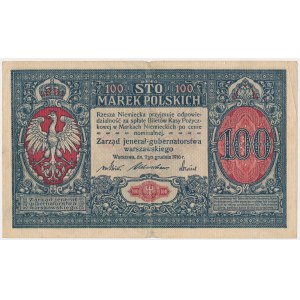 100 marks 1916 - Général - 7 figures - belle