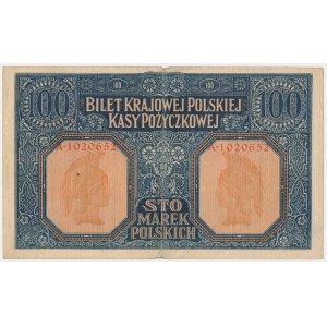 100 marks 1916 - Général - 7 figures - belle