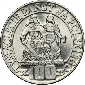 100 zloty 1966 Mieszko et Dąbrówka