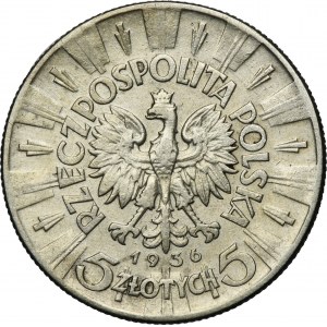Piłsudski, 5 złotych 1936