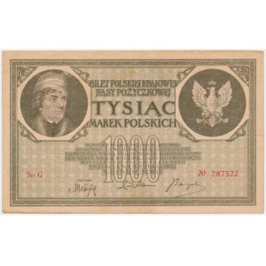 1.000 marek 1919 - Ser.G -