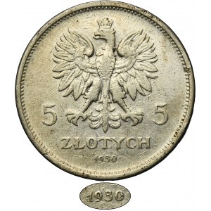 Nike, 5 złotych Warszawa 1930 - RZADKI ROCZNIK