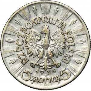 Piłsudski, 5 złotych 1935