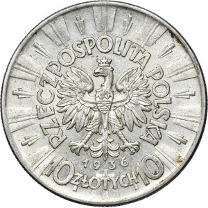 Piłsudski, 10 złotych 1936