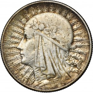Głowa Kobiety, 5 złotych Warszawa 1933