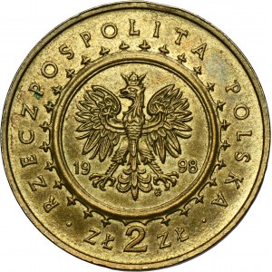 2 złote 1998 Zamek w Kórniku