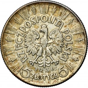 Piłsudski, 5 złotych 1936