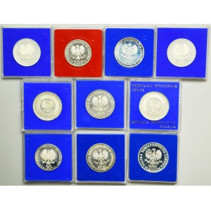 Zestaw, PRL, 50 złotych, 100 złotych i 200 złotych (10 szt.)
