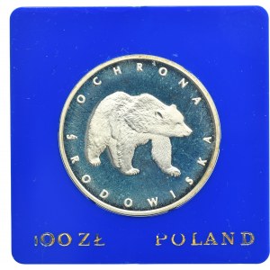 100 złotych 1983 Ochrona Środowiska Niedźwiedź