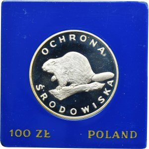 PLN 100 1978 Castor de protection de l'environnement