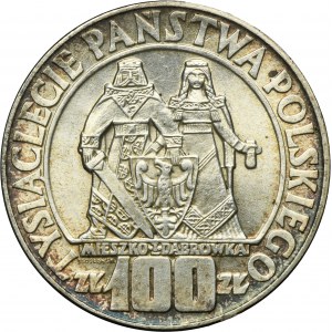 100 zloty 1966 Mieszko et Dąbrówka