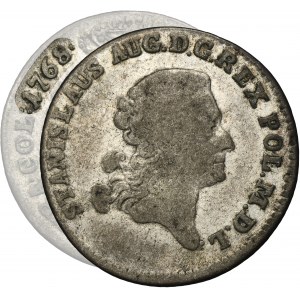 Poniatowski, 4 Groschen 1768 IS - RARE