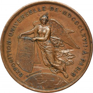 France, Napoleon III, Medal on the Occasion of the Universal Exhibition of Art 1867