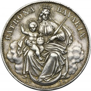 Germany, Kingdom of Bavaria, Ludwig II, Thaler Munich 1868