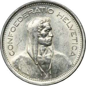 Switzerland, 5 Francs Bern 1969 B