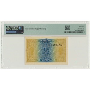 1/2 marki 1916 - Generał - PMG 64 EPQ