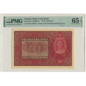 20 marek 1919 - II Serja FE - PMG 65 EPQ
