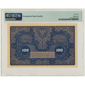 100 marek 1919 - IE Serja N - PMG 65 EPQ