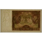 100 złotych 1934 - Ser.C.B. - bez dodatkowych znw. - PMG 64