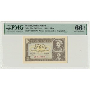 2 złote 1936 - DN - PMG 66 EPQ