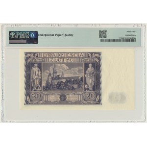 20 złotych 1936 - DA - PMG 64 EPQ