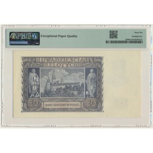 20 złotych 1940 - L - PMG 66 EPQ