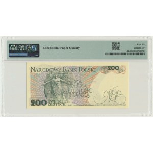 200 złotych 1988 - EB - PMG 66 EPQ - pierwsza seria rocznika