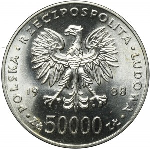 50.000 złotych 1988 Piłsudski