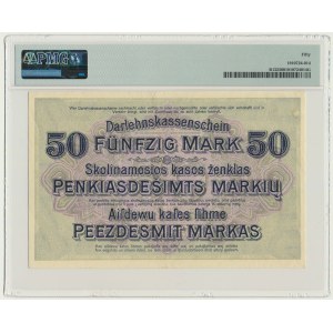 Kowno, 50 Mark 1918 - D - PMG 50